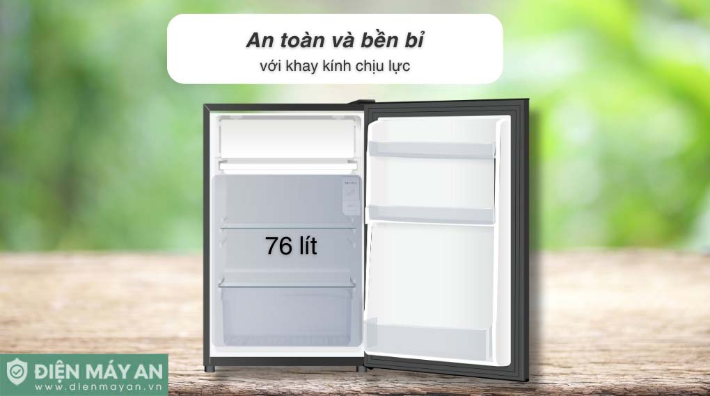 Tủ lạnh Aqua 90 lít AQR-D100FA(BS)
